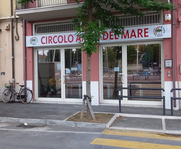 La sede del Circolo in Via Destra del Porto 25, Rimini